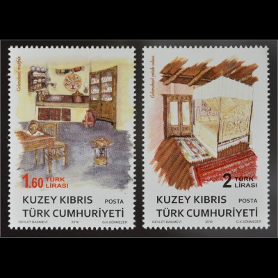 Zypern türkisch Cyprus Turkish 2016 Nr. 831-32 Ethnografische Objekte 