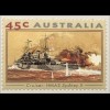 Briefmarkensatz Australien Kriegsschiffe Kreuzer HMAS Sydney II 1936