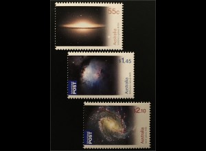 Australien Commonwealth 2009 Nr. 3269-71 Astronomische Objekte Sternenhimmel