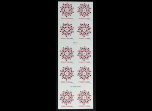 USA Amerika 2016 Michel Nr. 5325 Freimarke Patriotic Spiral Folienblatt