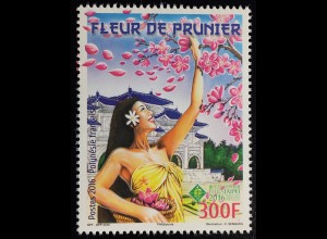 Polynesien französisch Polynesie Francaise 2016 Nr. 1323 Pflaumenblüte Fleur