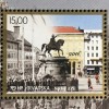 Kroatien Croatia 2016 Block 64 Die Statue von Ban Jelacic auf Pferd 1866 - 2016