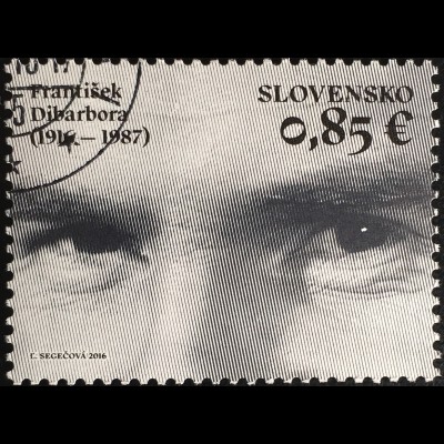 Slowakei Slovakia 2016 Nr. 806 100. Geburtstag von Franti∏ek Dibarbora Theater