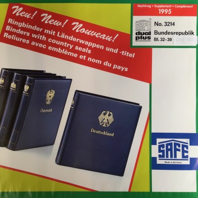 Safe dual plus Nachtrag Bundesrepublik Deutschland Jahrgang 1995 komplett