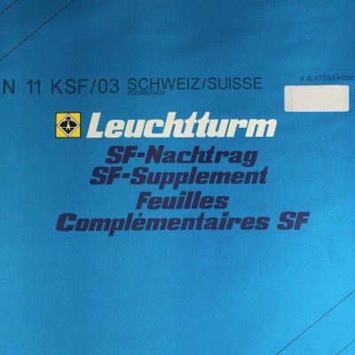 Leuchtturm SF Nachtrag Schweiz Suisse Kleinbogen vom Jahr 2003