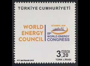 Türkei Turkey 2016 Nr. 4302 23. Weltenergie Kongress Politik und Wirtschaft