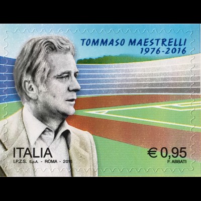 Italien Italy 2016 Michel Nr. 3962 40. Todestag von Tommaso Maestrelli Fußball