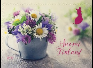 Finnland Finland 2017 Michel Nr 2492 Sommerblumen Blumenstrauß Frühling Sommer