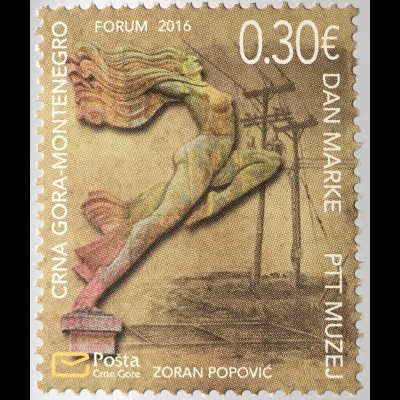 Montenegro 2016 Nr. 400 Tag der Briefmarke Post- und Telegraphenmuseum