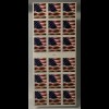 USA Amerika 2017 Folienblatt 213 Freimarken Flaggen ATM 18 Werte