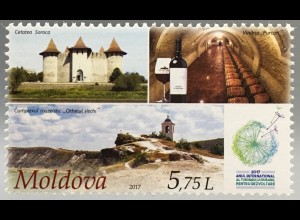 Moldawien Moldova 2017 Michel Nr. 997 Internationales Jahr für Tourismus 