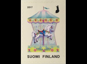 Finnland Finland 2017 Michel Nr. 2491 Karusell Antikes Pferdekarusell 