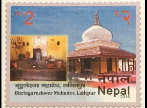 Nepal 2016 Nr. 1232 Bhringarswhor Mahadev Lalitpur Tempel Sehenswürdigkeit