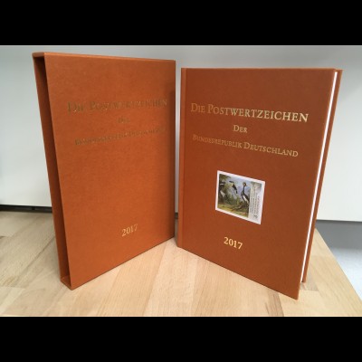 Deutschland Jahrbuch 2017 ohne Briefmarken ohne Schwarzdruck mit Schuber