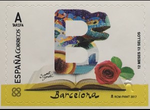 Spanien España 2017 Michel Nr. 5148 Provinzen Barcelona Städte Tourismus