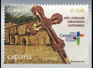Spanien España 2017 Michel Nr. 5155 Jubiläumsjahr von Liébana Religion Kirche
