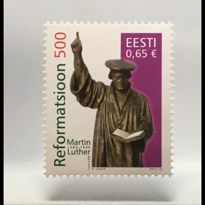 Estland EESTI 2017 Michel Nr. 893 500. Jahrestag der Reformation