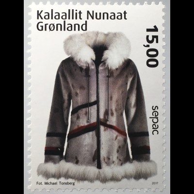 Grönland 2017 Nr. 762 SEPAC 2017 Lokales Kunsthandwerk Eskimojacke Kleidung