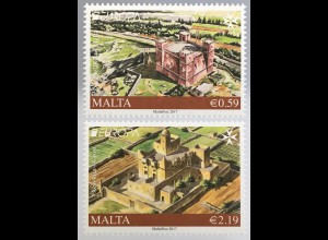 Malta 2017 Michel Nr. 1957-57 Europa Burgen und Schlösser