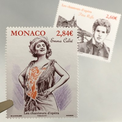Monako Monaco 2017 Michel Nr 3354-55 Opernsänger Titta Ruffo Emma Calvé Klassik