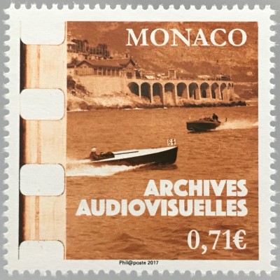 Monako Monaco 2017 Michel Nr 3360 20 Jahre Audiovisuelles Archiv von Monaco