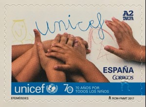 Spanien España 2017 Nr. 5174 Kinderhilfswerk der Vereinten Nationen UNICEF 