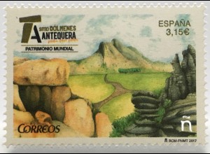 Spanien España 2017 Michel Nr. 5187 Weltkulturerbe Antequera Dolmens