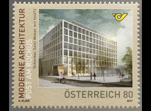 Österreich 2017 Michel Nr. 3357 Moderne Architektur in Österreich Post am Rochus