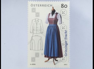 Österreich 2017 Nr. 3364 Ginzinger Tracht Dirndl Traditionelle Kleidung Janker 