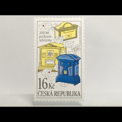 Tschechische Republik 2017 Nr. 943 Briefkästen Briefaufbewahrung Postverkehr