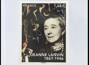 Frankreich France 2017 Michel Nr 6873 150. Geburtstag von Jeanne Lanvin Mode