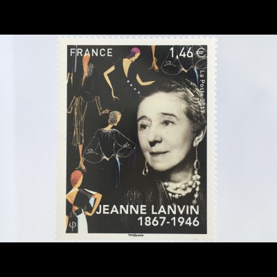 Frankreich France 2017 Michel Nr 6873 150. Geburtstag von Jeanne Lanvin Mode