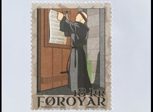 Dänemark Färöer 2017 Michel Nr. 904 500. Jahrestag der Reformation Martin Luther