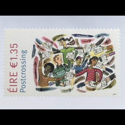 Irland 2017 Michel Nr. 2242 Postkartennetzwerk „Postcrossing“