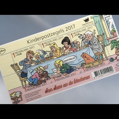 Niederlande 2017 Block 168 Kindermarken Comic Kinderpostzegels 