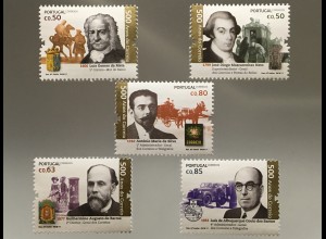 Portugal 2017 Nr. 4333-37 500 Jahre Postwesen Postbeföderung Postgeschichte 
