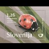 Slowenien Slovenia 2017 Block 99 Marienkäfer Faua Insekten Käfer Tierwelt 