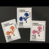 Türkei Turkey 2017 Michel Nr. 360-68 Dienstmarken Blumen Flora Pflanzen 