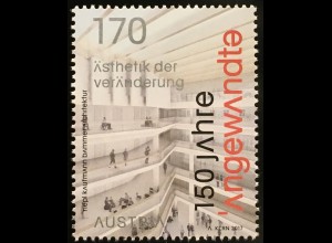 Österreich 2017 Michel Nr. 3368 150 Jahre angewandte Kunst Kunsthaus Museum