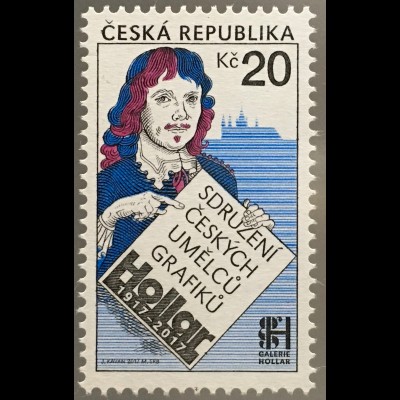 Tschechische Republik 2017 Nr. 942 Verein der tschechischen grafischen Künstler