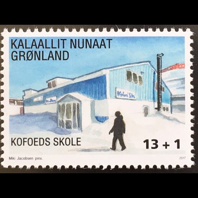 Grönland 2017 Michel Nr. 764 Kofoeds-Schule Nuuk Erziehung und Bildung