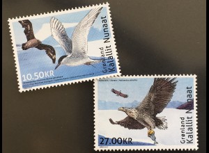 Grönland 2017 Michel Nr. 765-66 Vögel der Arktis und Antarktis Fauna Tiere 