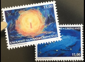 Grönland 2017 Nr. 771-72 Weihnachten Christmas Natale Weihnachtsmarken