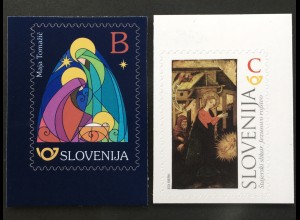 Slowenien Slovenia 2017 Nr. 1271-72 Weihnachten Heilige Familie Geburt Christi