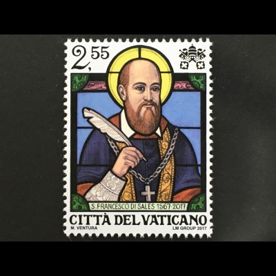 Vatikan Cittá del Vaticano 2017 Nr 1911 450. Geburtstag von Hl. Franz von Sales