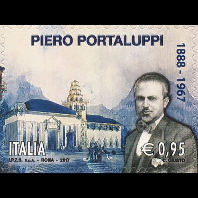 Italien 2017 Michel Nr. 4002 Todestag von Piero Portaluppi Kulturelles Erbe