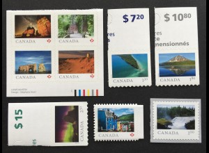 Kanada Canada 2018 Nr. 3587-95 Freimarken Landschaften Far and Wide 
