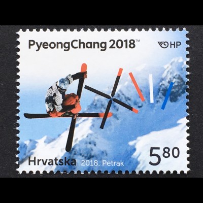 Kroatien Croatia 2018 Nr. 1302 Olympische Winterspiele Pyeongchang Sport