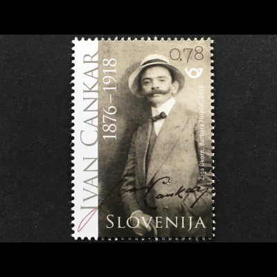 Slowenien Slovenia 2018 Nr. 1286 100. Todestag von Ivan Cankar Schriftsteller 