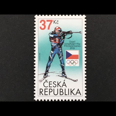 Tschechische Republik 2018 Nr. 957 Olympische Winterspiele, Pyeongchang Sport